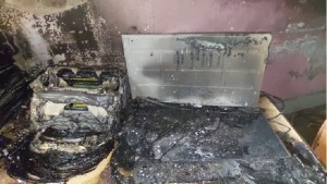 দুর্বৃত্তের আগুনে পুড়ল এসিল্যান্ড ও সাবরেজিস্টারের কার্যালয়