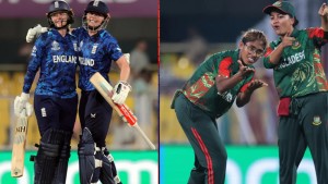 অল্প পুঁজি নিয়েও বাঘিনীদের লড়াই, হিদার নাইটের ব্যাটে স্বপ্নভঙ্গ