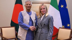প্রধান উপদেষ্টার সঙ্গে ইতালির প্রধানমন্ত্রীর বৈঠক