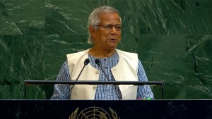 জাতিসংঘ অধিবেশনে বাংলায় ভাষণ দিচ্ছেন প্রধান উপদেষ্টা