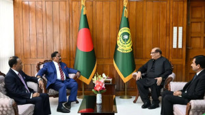 স্পিকারের সঙ্গে পাকিস্তানের হাইকমিশনারের সৌজন্য সাক্ষাৎ