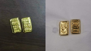 শাহজালাল বিমানবন্দরে ৯২ লাখ টাকার স্বর্ণ উদ্ধার, আটক ২