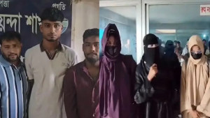 নোয়াখালীর হোটেলে অভিযান, নারী-পুরুষসহ আটক ১৪