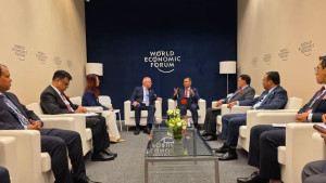 WEF প্রেসিডেন্টের সঙ্গে প্রধানমন্ত্রী তারেক রহমানের সৌজন্য সাক্ষাৎ