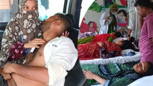 গাজীপুরে পোশাক কারখানার পানি পান করে আবারও অসুস্থ শতাধিক শ্রমিক